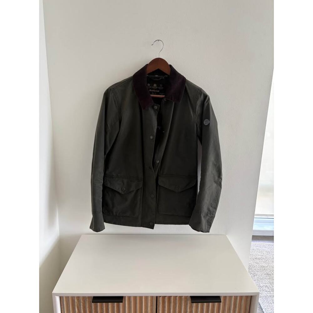 Waxed Barbour jacket women’s size 4 - Picture 3 of 5